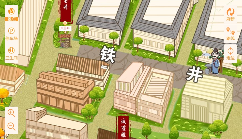 蒋湖农场智慧景区：手绘地图与语音导览的完美融合